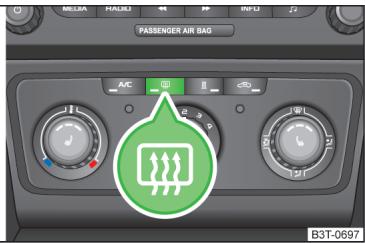 SKODA Superb 2 (2013-2015) - Chauffage du pare-brise et de la lunette arrête - 2