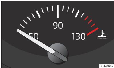 SKODA Superb 2 (2013-2015) - Indicateur de la température du liquide de refroidissement - 1