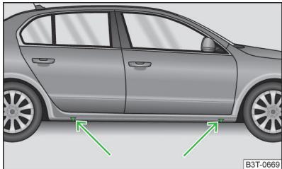 SKODA Superb 2 (2013-2015) - Levage du vehicule - 1
