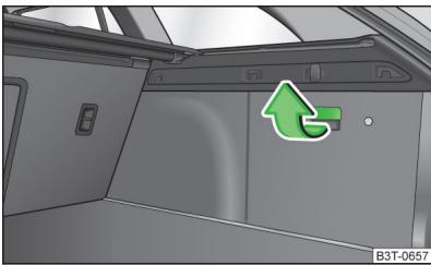 SKODA Superb 2 (2013-2015) - Compartiments lateraux dans le coffre à bagages - 3