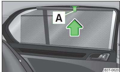 SKODA Superb 2 (2013-2015) - Store pare-soileil aux portes arriere - 1