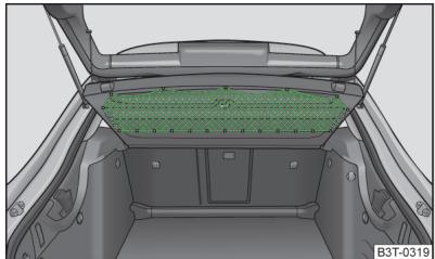 SKODA Superb 2 (2013-2015) - Filet à bagages - 1