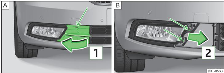 SKODA Superb 2 (2013-2015) - Remplacement de l'ampoule du feu antibrouillard - 1
