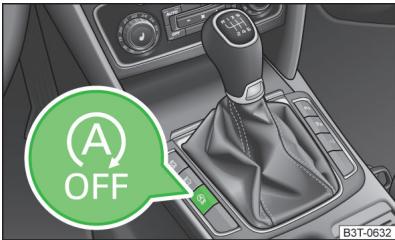 SKODA Superb 2 (2013-2015) - Activation / déactivation manuelle du système - 1