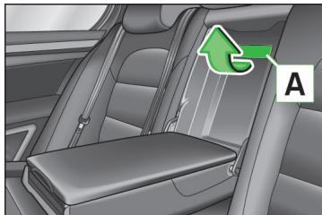 SKODA Superb 2 (2013-2015) - Dossier de siège avec trappe de chargement - 1