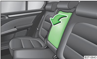 SKODA Superb 2 (2013-2015) - Accoudoir arrière - 1