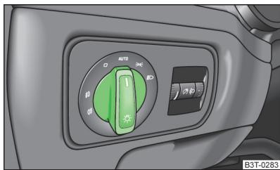 SKODA Superb 2 (2013-2015) - Commande automatique des feu des route - 1