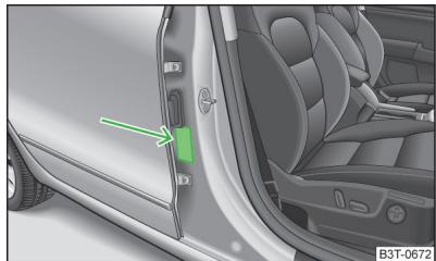 SKODA Superb 2 (2013-2015) - Utilisation de sièges enfant sur le siège du passager avant - 1