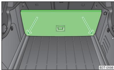 SKODA Superb 2 (2013-2015) - Division du coffre à bagages - 1