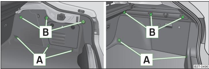 SKODA Superb 2 (2013-2015) - Éléments de fixation - 1