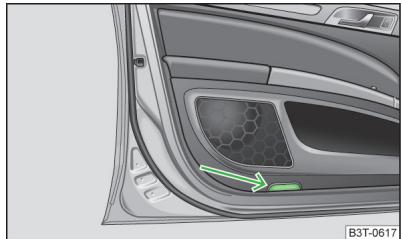 SKODA Superb 2 (2013-2015) - Voyant de porte avant - 1