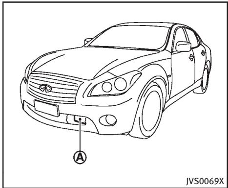 INFINITI Q70 (2014) - SYSTÈME D'ASSISTANCE AU FREINAGE INTELLIGENT (IBA) (si le véhicule en est équipé) - 1