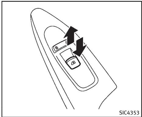 INFINITI Q70 (2014) - Verrouillage de la vitre côté passager - 1