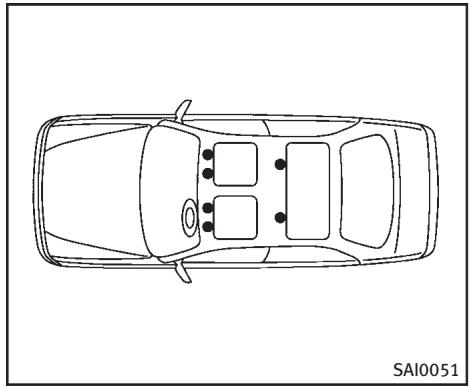 INFINITI Q70 (2014) - tapis» (P.7-7). - 2