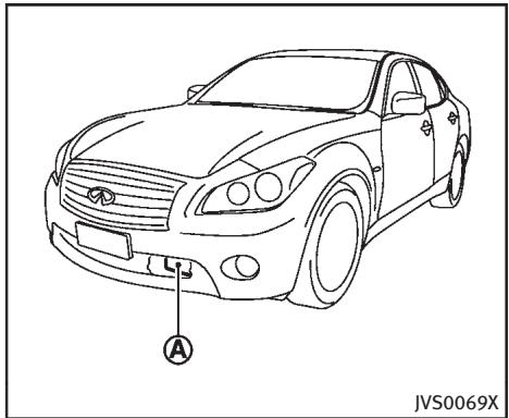 INFINITI Q70 (2014) - SYSTÈME D'AVERTISSEMENT DE COLLISION AVANT (FCW) (si le véhicule en est équipé) - 1