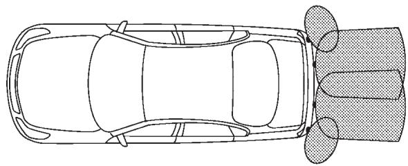 INFINITI Q70 (2014) - SYSTÈME DE SONAR (si le véhicule en est équipé) - 1