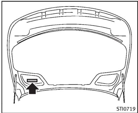 INFINITI Q70 (2014) - LORS DE DÉPLACEMENTS OU DE L'IMMATRICULATION DE VOTRE VÉHICULE À L'ÉTRANGER - 5