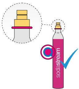 SODASTREAM DUO - CYLINDRE DE GAZ QUICK CONNECT - 1