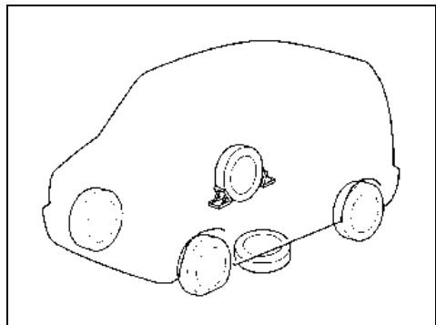 SUZUKI Swift Phase 2 (2020-2023) - Instructions relatives au levage sur cric - 1