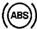 SUZUKI Swift Phase 2 (2020-2023) - Témoin d'alerte du système antiblocage des freins (ABS) - 1