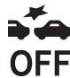 SUZUKI Swift Sport Phase 2 (2020-2023) - Témoin du système d'assistance de freinage à double capteur OFF (si équipé) - 1