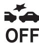 SUZUKI Swift Sport Phase 2 (2020-2023) - Témoin du système d'assistance de freinage à radar OFF (si équipé) - 1