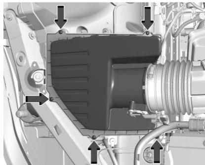 CADILLAC CT4 (2020) - Comment examiner/remplacer le filtré à air du moteur - 1