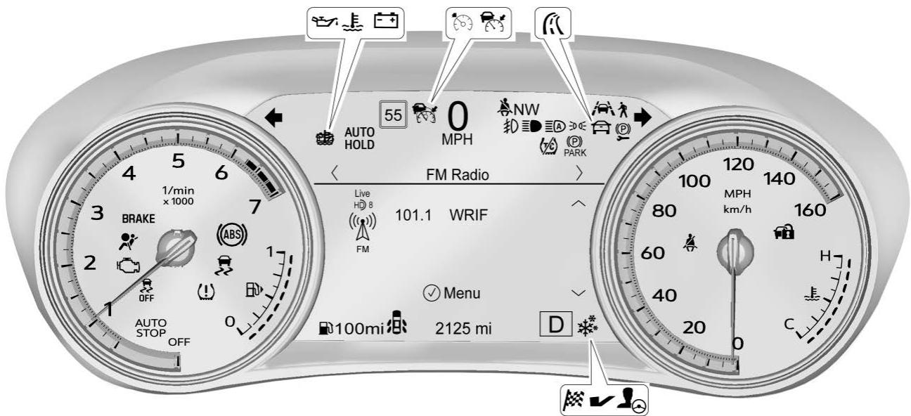 CADILLAC CT4 (2020) - Bloc d'instruments - 2