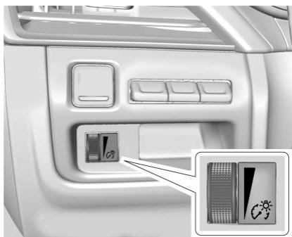 CADILLAC CT4 (2020) - Commande déclairage de tableau de bord - 1