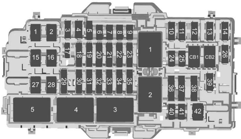 CADILLAC CT4 (2020) - Bloc-fusibles du tableau de bord - 3