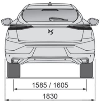 DS Automobiles DS4 2 Phase 1 (2021-2025) - Dimensions (en mm) - 2