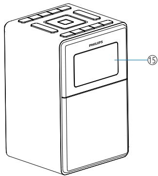 PHILIPS TAR5100 - Overview of the clock radio - 2