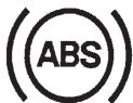 FIAT Sedici 2012 - TÉMOIN D'ANOMALIE DU SYSTEMÉME ANTIBLOCAGE DES ROUES (ABS) - 1