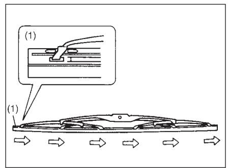 FIAT Sedici 2012 - REEMPLACEMENT DES BALAIS D'ESSUIE-GLACE - 4