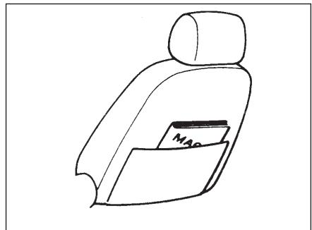 FIAT Sedici 2012 - POCHE DOSSIER DE SIEGE AVANT - 1