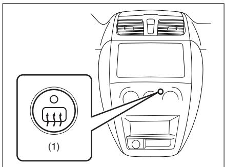 FIAT Sedici 2012 - INTERRUPTEUR LUNETTE CHAUFFANTE ET RETROVISEURS D'AILE CHAUFFANTS - 2