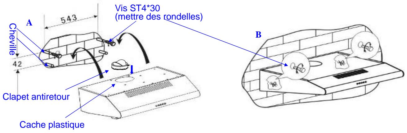 AMICA AH1406 - Installation de l'appareil (en mode évacuation) - 7