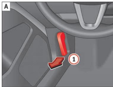 SEAT Mii Phase 1 (2012-2016) - Ouverture et fermeture du capot moteur - 1