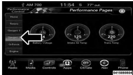 DODGE Charger (2016) - INSTRUMENTS DU TABLEAU DE BORD - 2