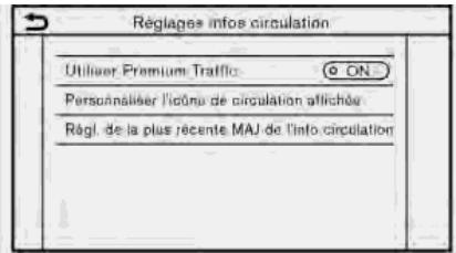 NISSAN Frontier (2023) - RéGLAGE DES INFORMATIONS ROUTIÈRES - 1