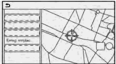 NISSAN Frontier (2023) - Mémorisation d'emplacement par déplacement de la carte - 1