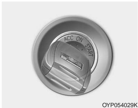 KIA Sorento (2017-2020) - Position de la clé de contact LOCK - 1