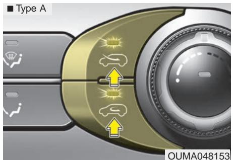 KIA Sorento (2017-2020) - Bouton de commande d'admission d'air - 1