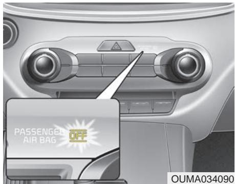 KIA Sorento (2017-2020) - Système de détéction d'occupant (ODS) - 1