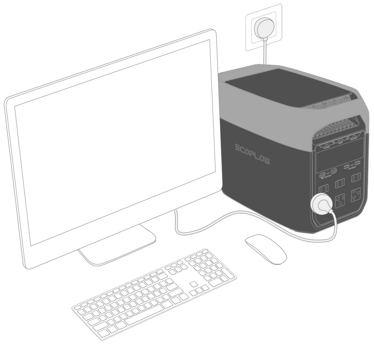 ECOFLOW BP1025 - Configuration de base - 1