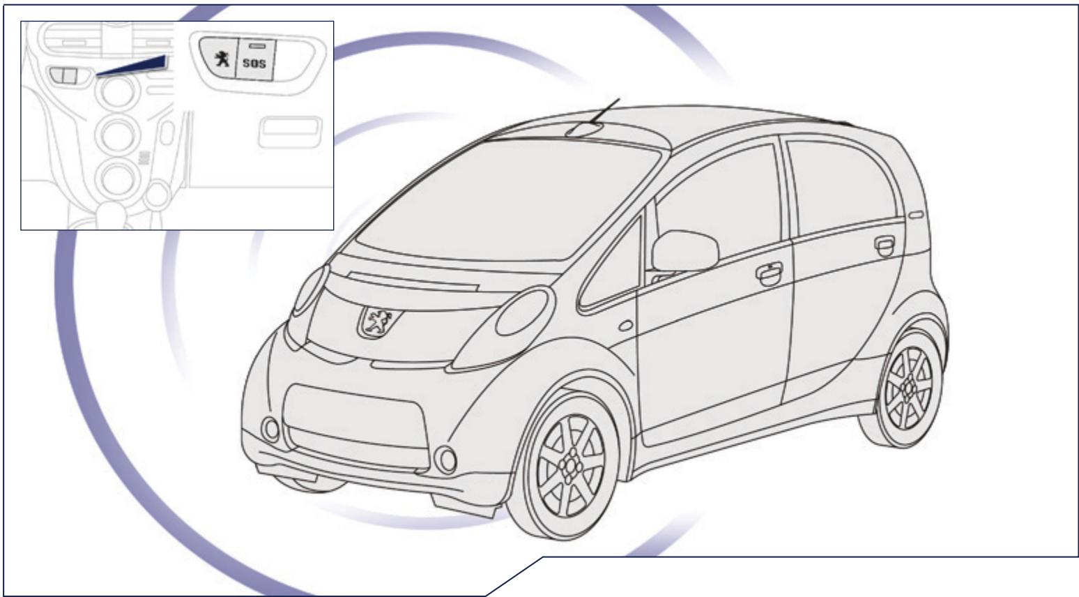 PEUGEOT Ion (2010-2020) - Numéro VIN du véhicule. - 1