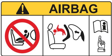 PEUGEOT Ion (2010-2020) - Désactivation de l'airbag frontal passager - 1