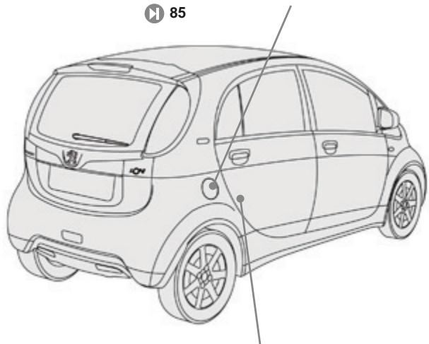 PEUGEOT Ion (2010-2020) - Trappe de recharge normale - 1