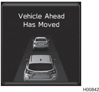 SUBARU Impreza Phase 6 (2024) - Alerte de démarrage du vehicule devant vous - 2