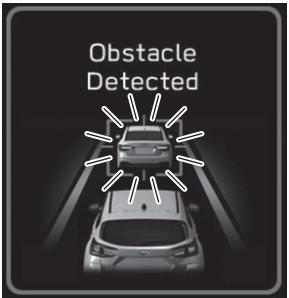 SUBARU Impreza Phase 6 (2024) - - Avertissement "Obstacle Detected (Obstacle détecté)" - 1